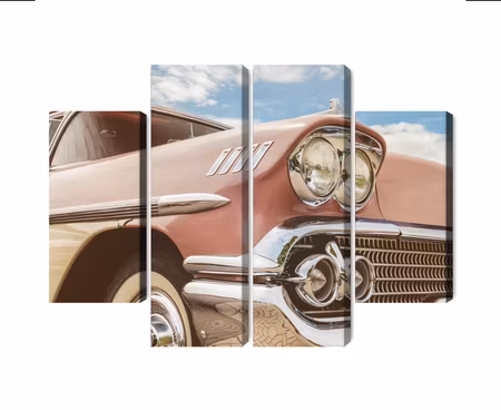 Canvastavla - American car from the 1950s