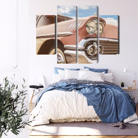 Canvastavla - American car from the 1950s