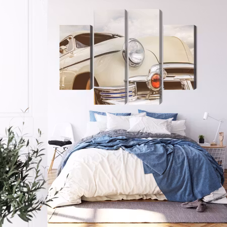 Canvastavla - American car from the 1950s