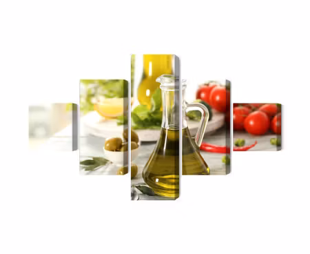 Canvastavla - Jug with fresh oil