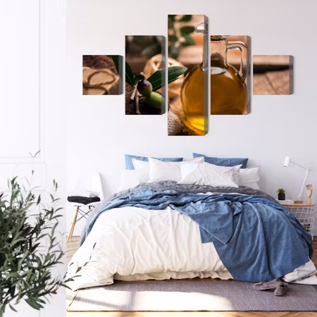 Canvastavla - A bottle of olive oil