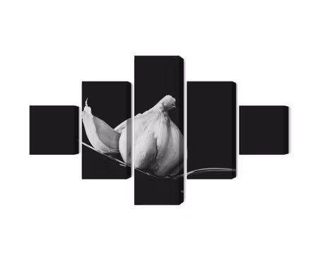 Canvastavla - A tablespoon of garlic