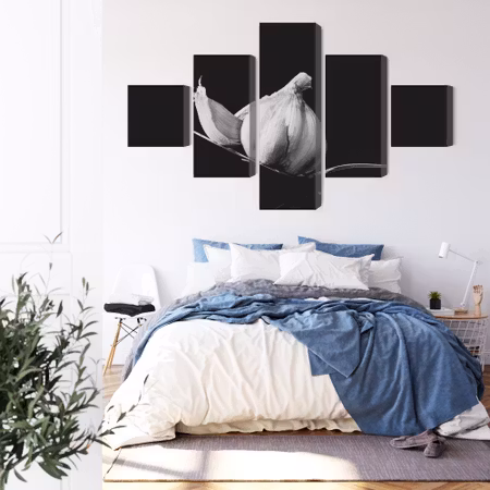 Canvastavla - A tablespoon of garlic