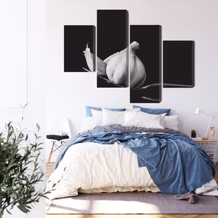 Canvastavla - A tablespoon of garlic