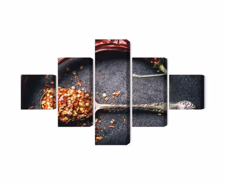 Canvastavla - Dried chili peppers