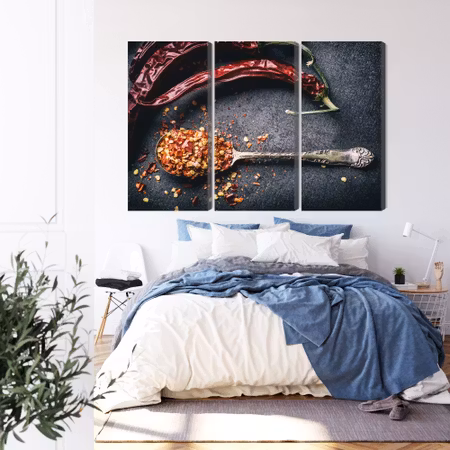 Canvastavla - Dried chili peppers