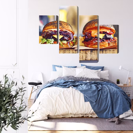 Canvastavla - Vegan burgers