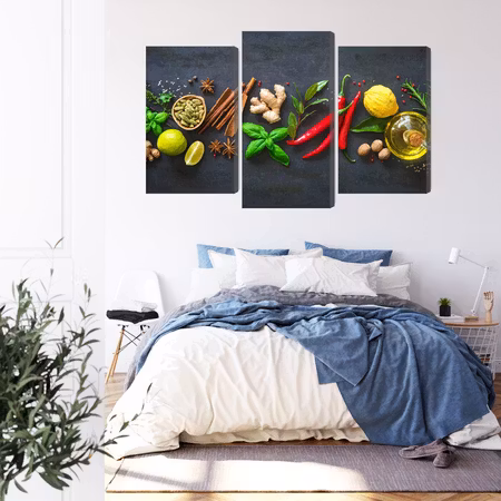 Canvastavla - Fresh aromatic spices