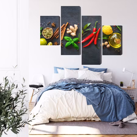 Canvastavla - Fresh aromatic spices