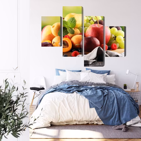 Canvastavla - Fresh summer fruit