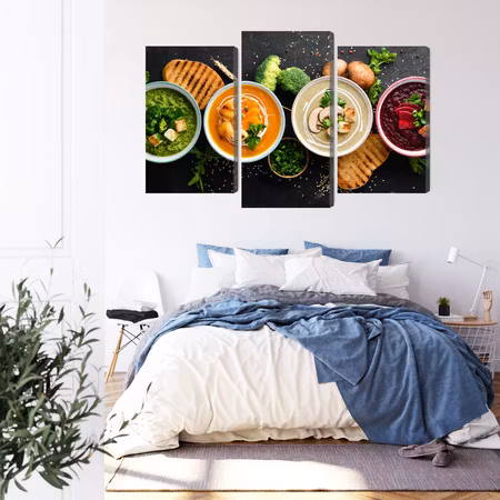 Canvastavla - Vegetable cream soups