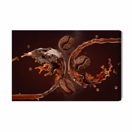 Canvastavla - Roasted arabica beans