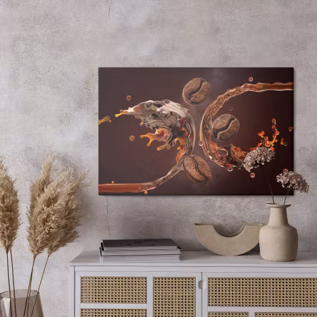 Canvastavla - Roasted arabica beans