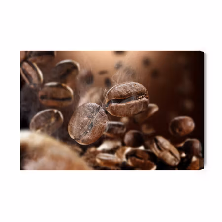 Canvastavla - Hot coffee beans