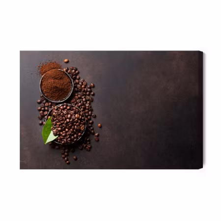 Canvastavla - Coffee beans