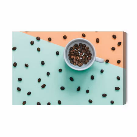 Canvastavla - A cup of coffee beans