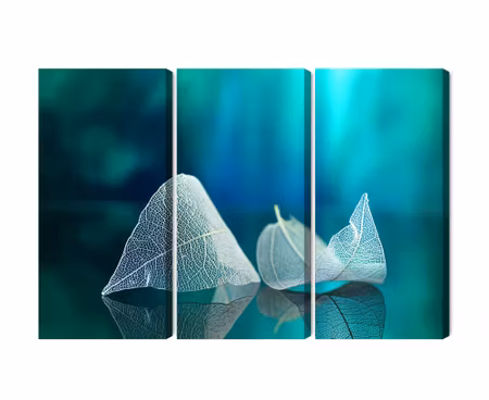 Canvastavla - Delicate leaves close up