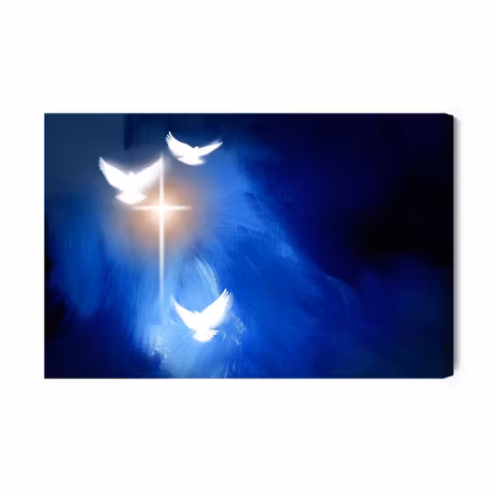 Canvastavla - An abstract cross