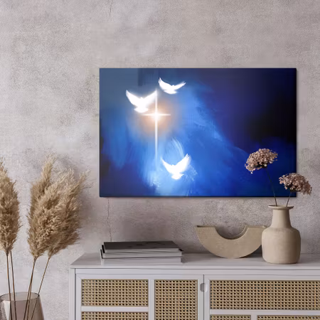 Canvastavla - An abstract cross