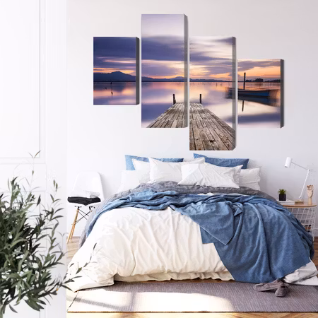 Canvastavla - Sunset view