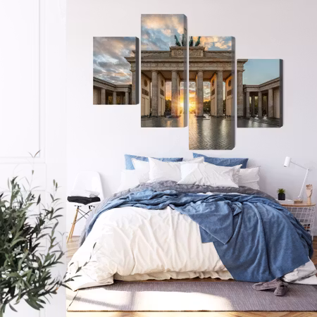 Canvastavla - Brandenburg gate in berlin