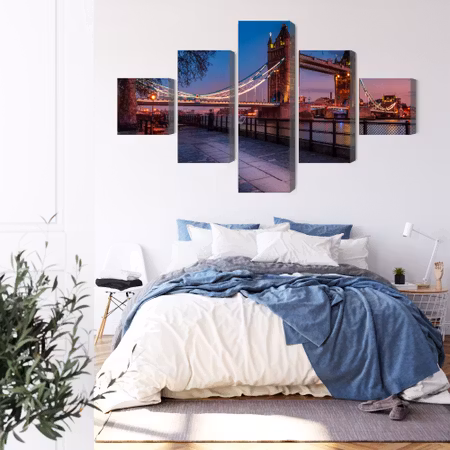 Canvastavla - Tower bridge in london at sunset