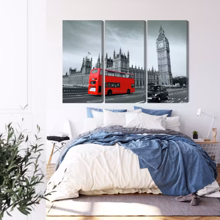 Canvastavla - Red london bus