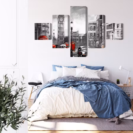 Canvastavla - London street view
