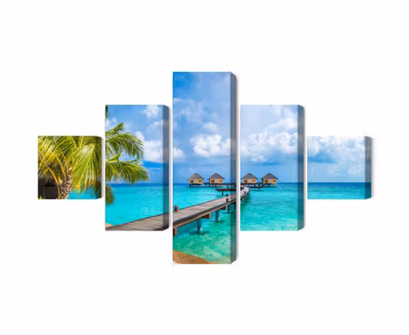 Canvastavla - Floating houses in the maldives