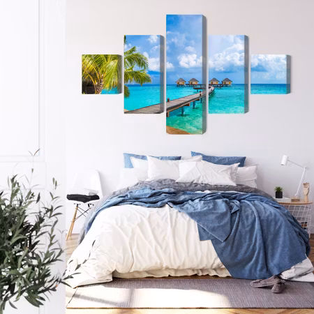 Canvastavla - Floating houses in the maldives