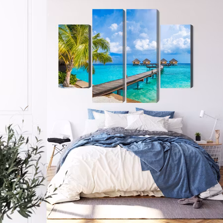 Canvastavla - Floating houses in the maldives