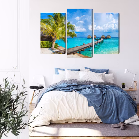 Canvastavla - Floating houses in the maldives