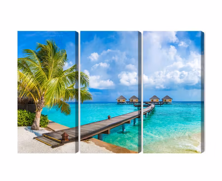 Canvastavla - Floating houses in the maldives