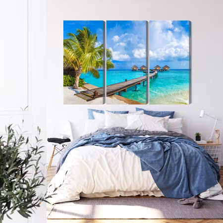 Canvastavla - Floating houses in the maldives