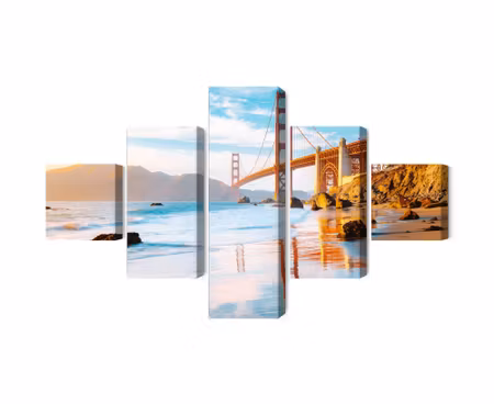 Canvastavla - The Golden Gate bridge in San Francisco