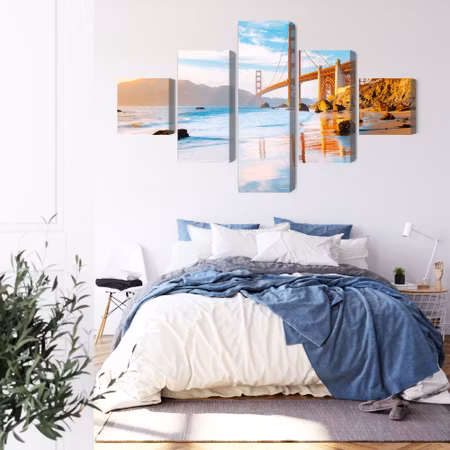 Canvastavla - The Golden Gate bridge in San Francisco