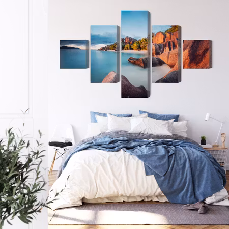 Canvastavla - Beach in seychelles