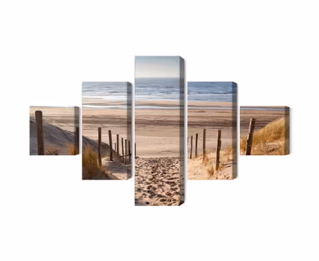 Canvastavla - Sandy path to the north sea