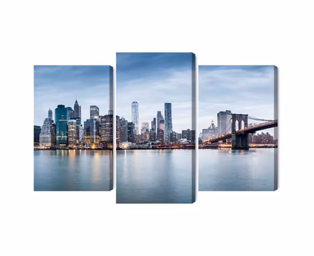 Canvastavla - Panoramic view of the city of new york