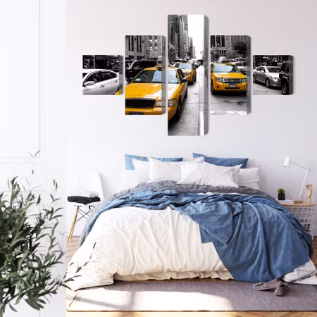 Canvastavla - Taxis in new york
