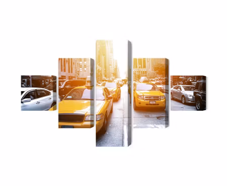 Canvastavla - Taxi in the sunshine nyc