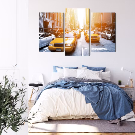 Canvastavla - Taxi in the sunshine nyc