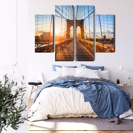 Canvastavla - Brooklyn bridge in new york