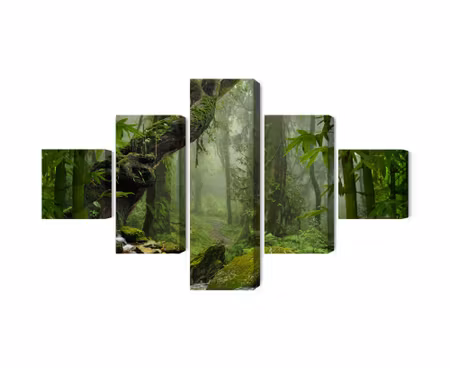 Canvastavla - The green of the rain forest