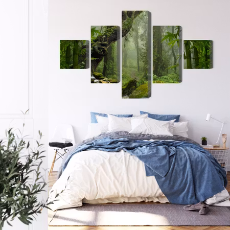 Canvastavla - The green of the rain forest