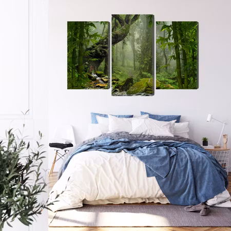 Canvastavla - The green of the rain forest