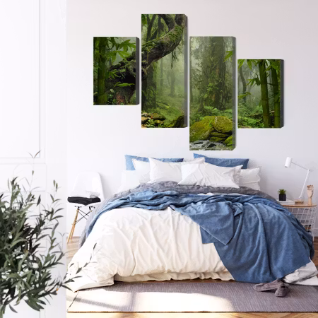 Canvastavla - The green of the rain forest