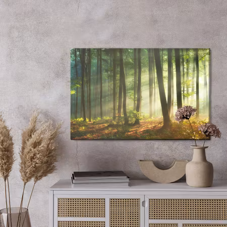 Canvastavla - Of a beautiful morning in the woods