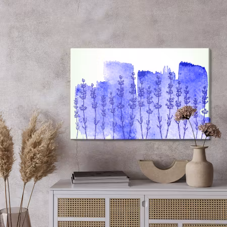 Canvastavla - Watercolor lavender background