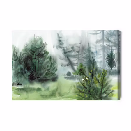 Canvastavla - Pine forest